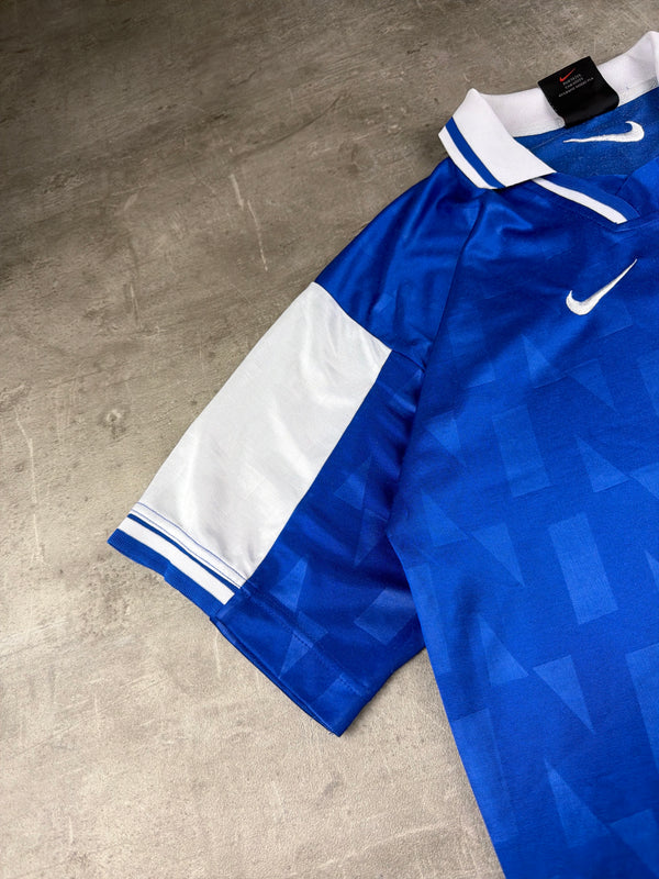 Nike Premier "No. 9" Jacquard Jersey - Royal Blue / White