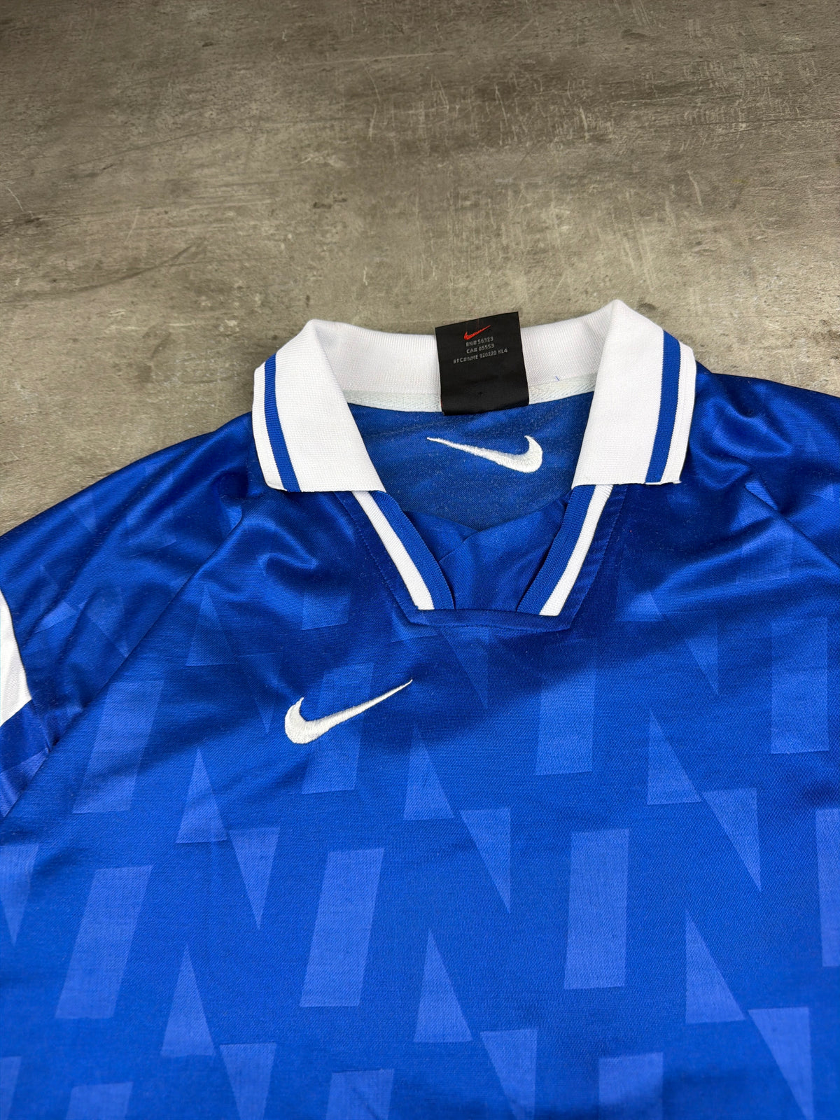 Nike Premier "No. 9" Jacquard Jersey - Royal Blue / White