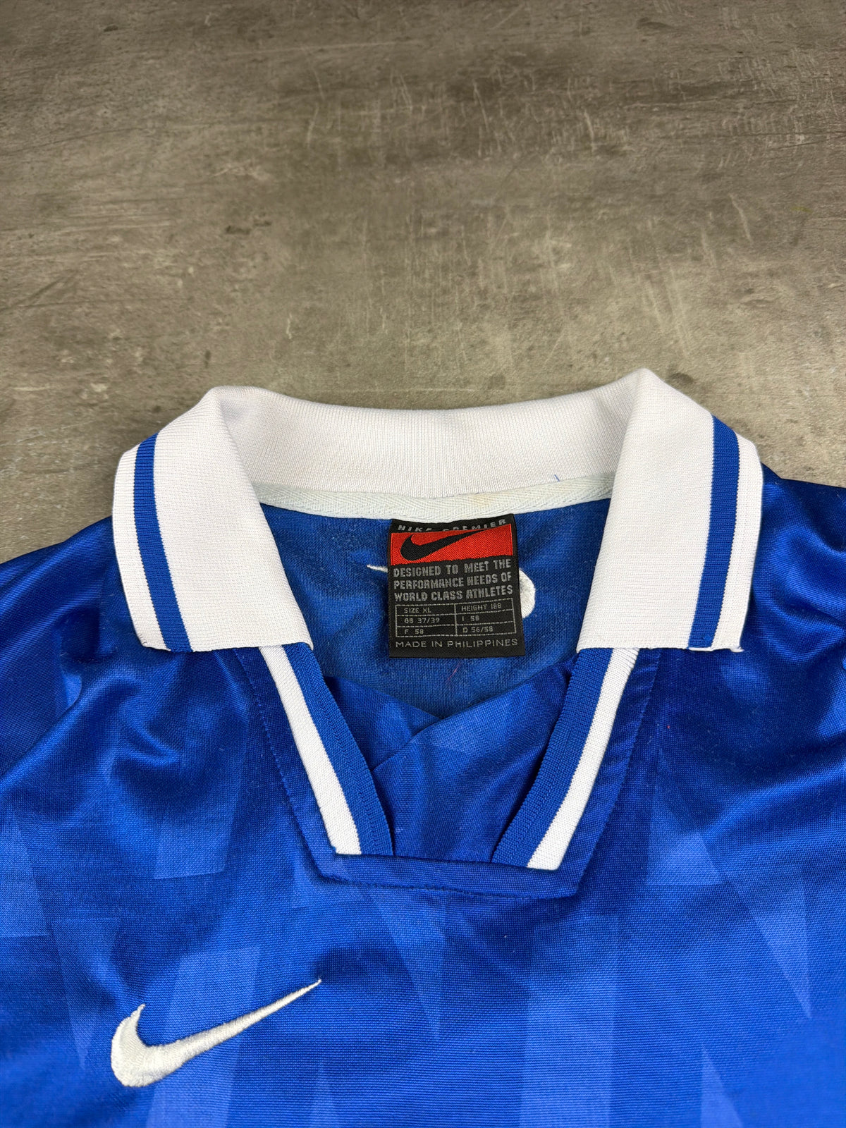 Nike Premier "No. 9" Jacquard Jersey - Royal Blue / White