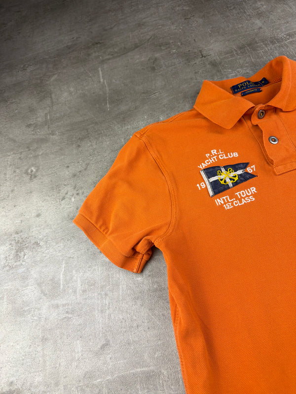 Polo Ralph Lauren "P.R.L Yacht Club" Big Pony Polo Shirt - Bright Orange