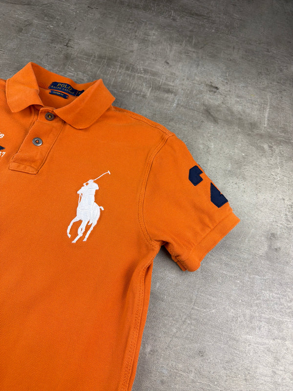 Polo Ralph Lauren "P.R.L Yacht Club" Big Pony Polo Shirt - Bright Orange