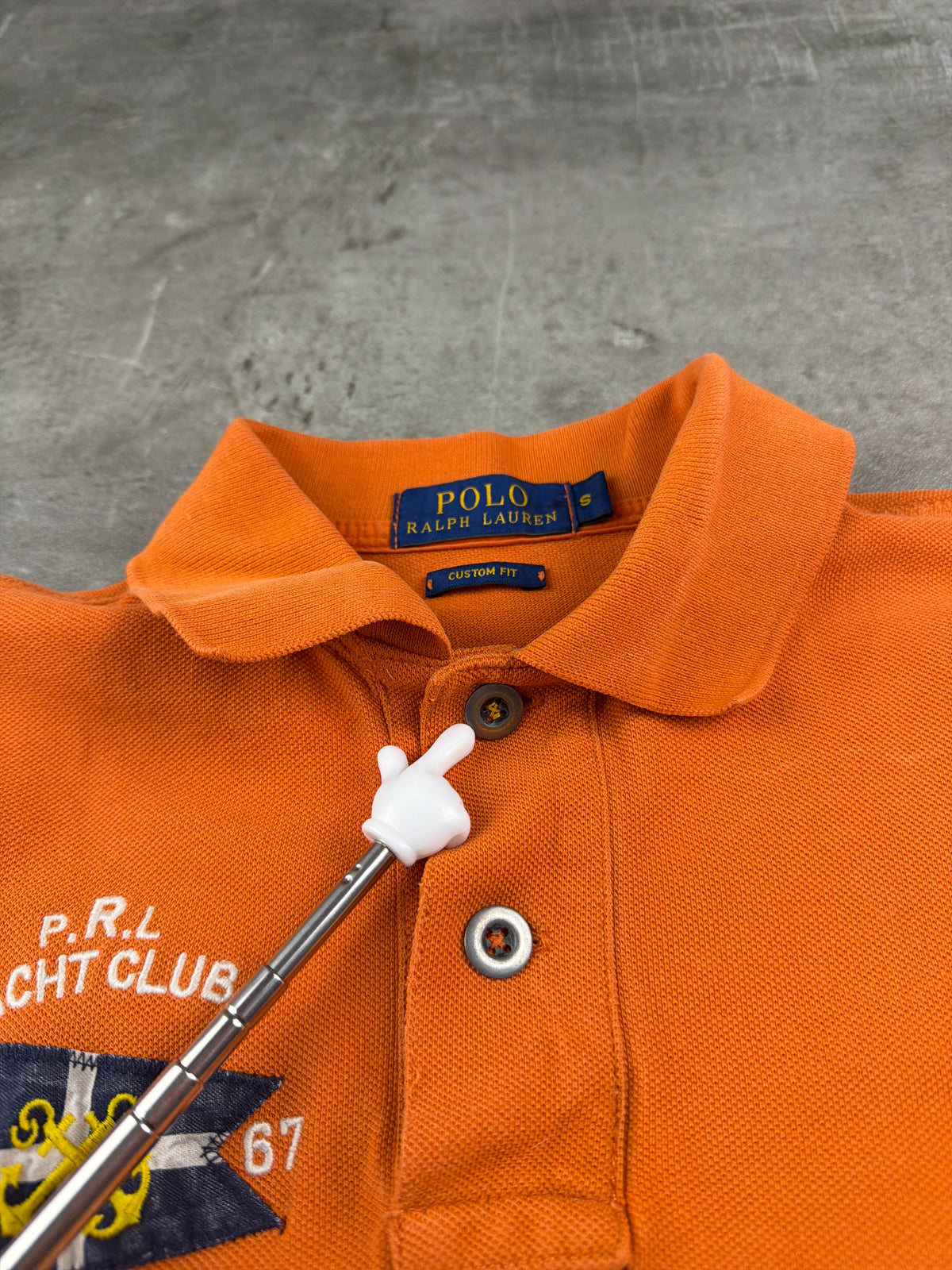 Polo Ralph Lauren "P.R.L Yacht Club" Big Pony Polo Shirt - Bright Orange