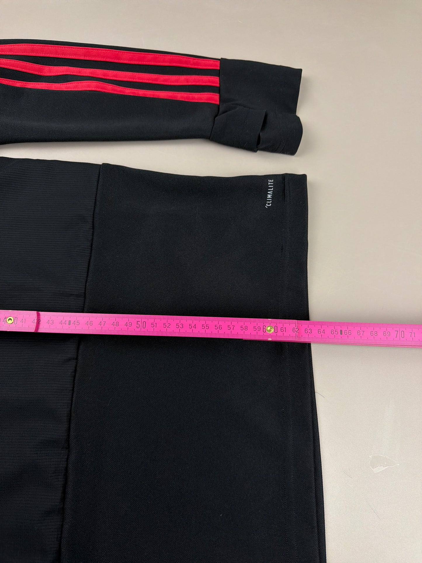 Adidas Manchester United 2018 "Aon" Longsleeve Training Top - All Black / Red Block