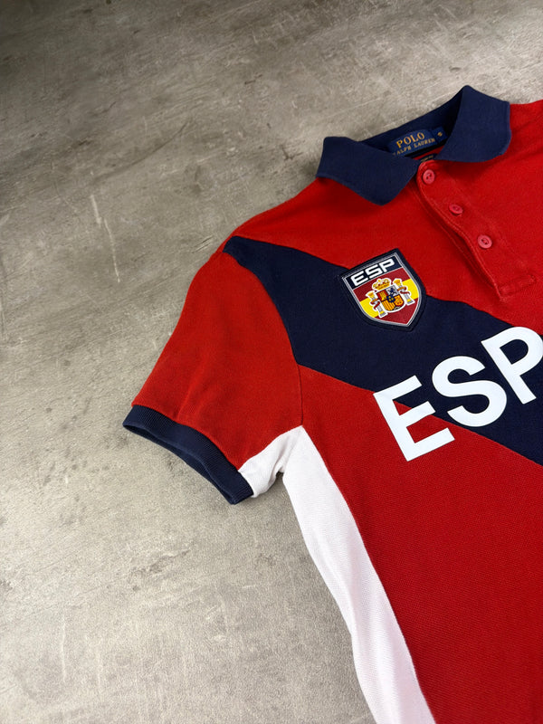Polo Ralph Lauren "España 16" Custom Fit Polo Shirt - Red/Navy/White