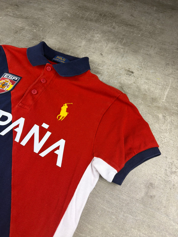 Polo Ralph Lauren "España 16" Custom Fit Polo Shirt - Red/Navy/White