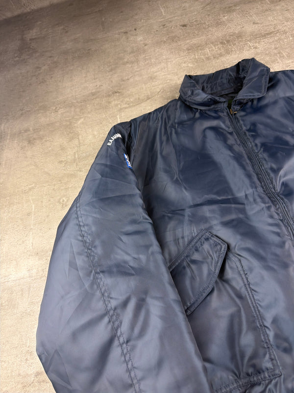 Vintage Greek Police "Hellenic Police" Flight Jacket - Navy Blue