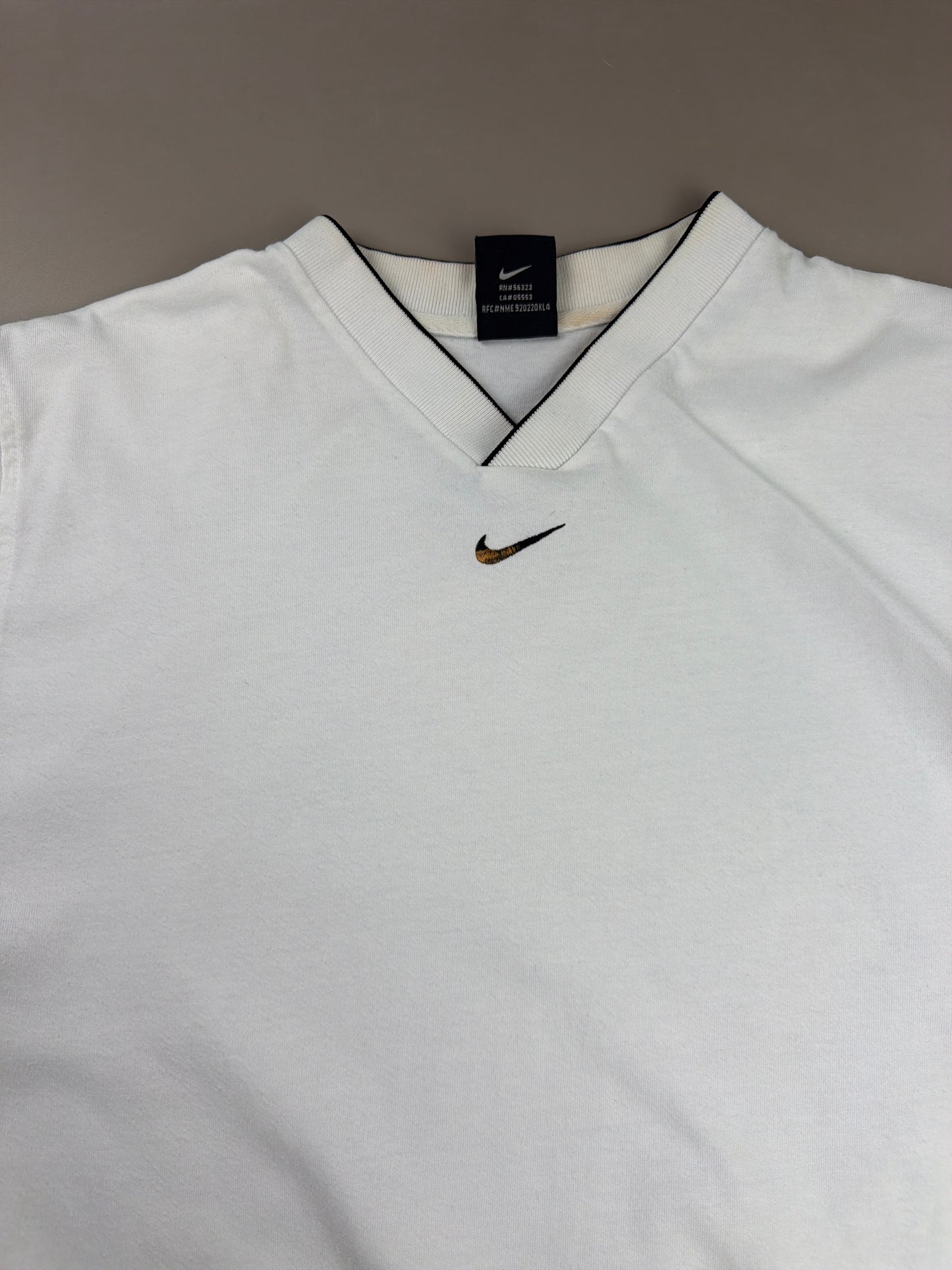 Nike Sportswear "Center Swoosh" Tech Tee - Off White