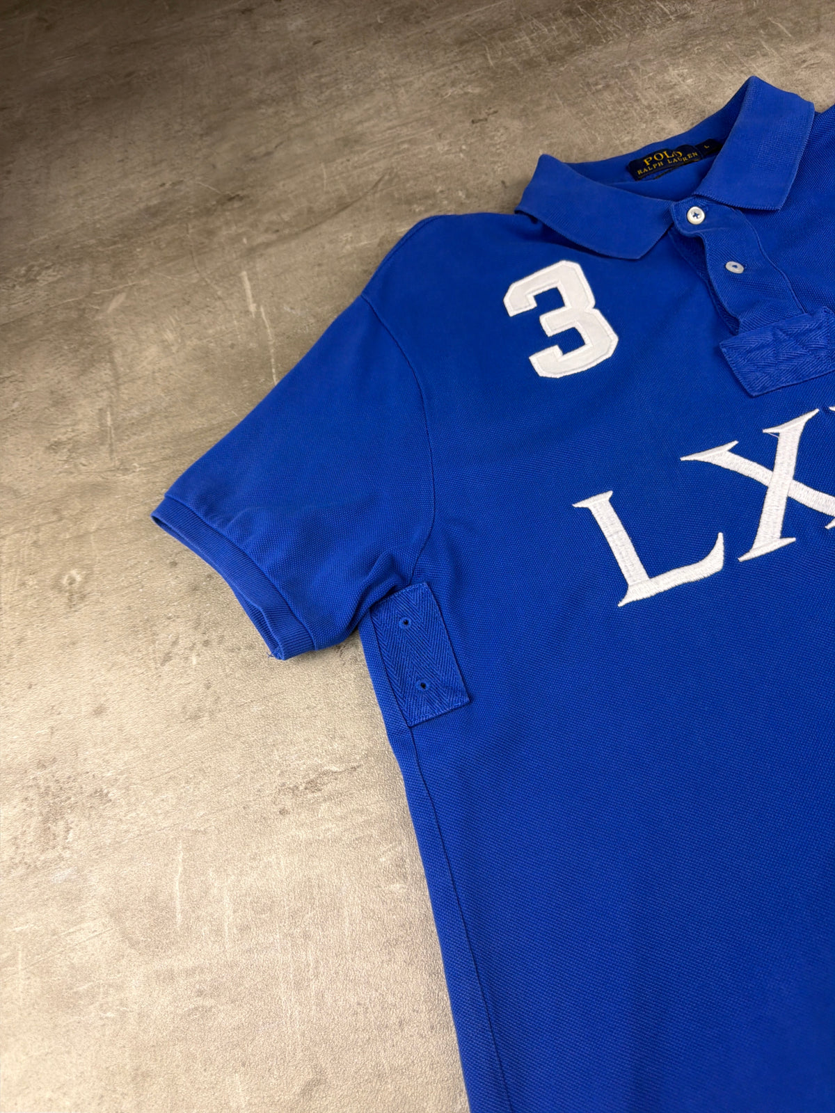 Ralph Lauren Big Pony "LXVII" Polo Shirt - Royal Blue