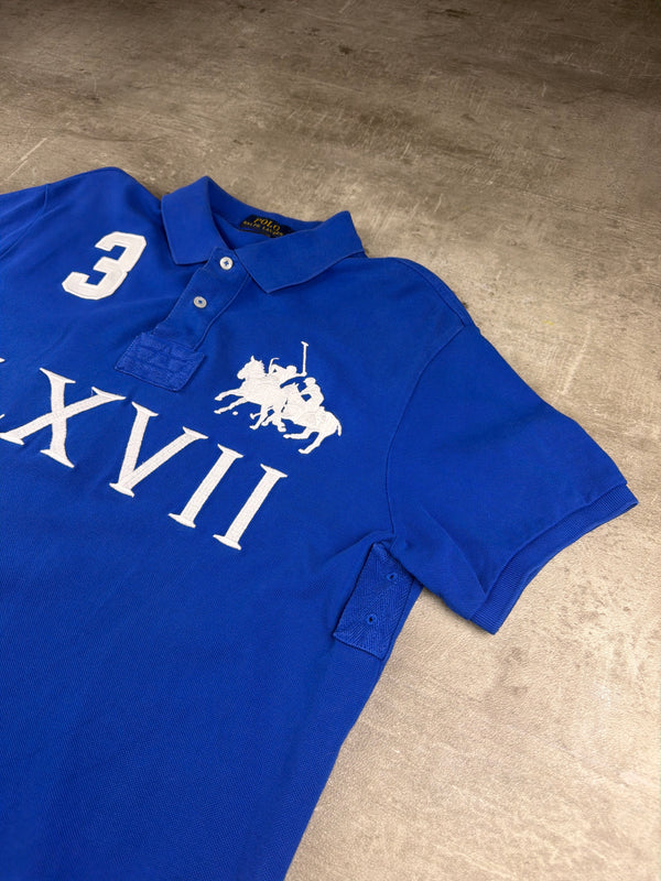 Ralph Lauren Big Pony "LXVII" Polo Shirt - Royal Blue