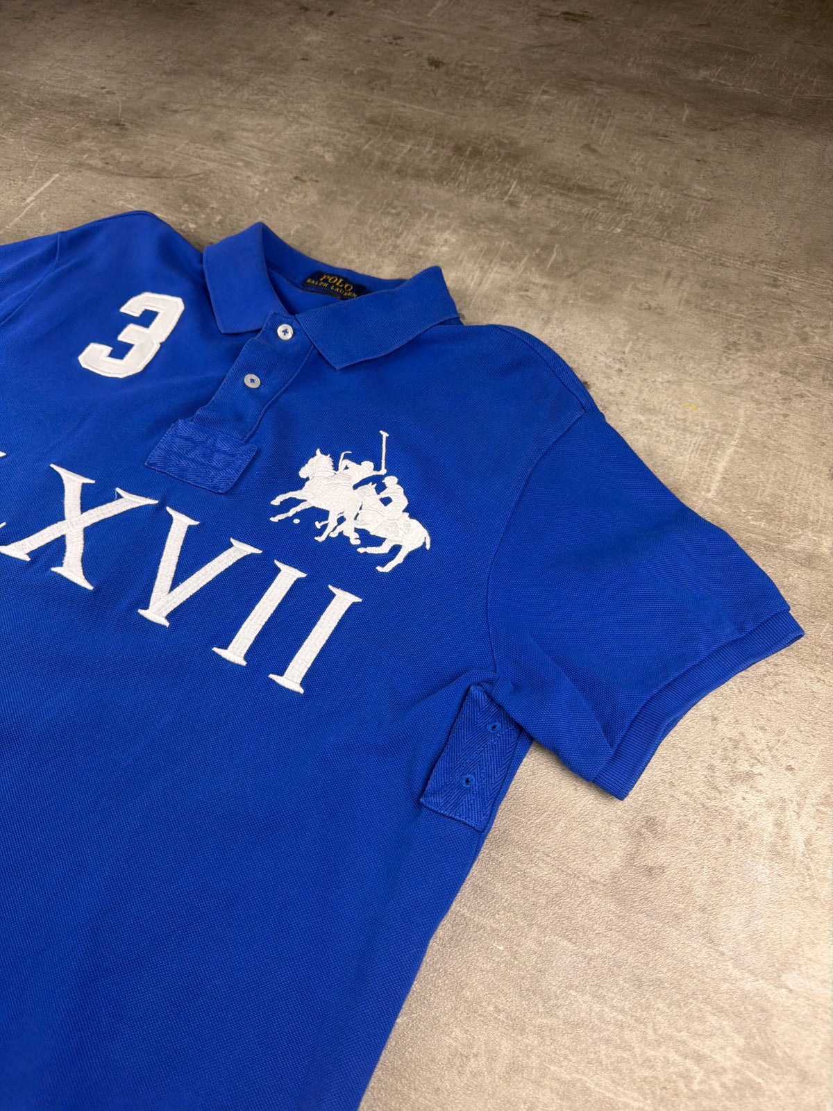 Ralph Lauren Big Pony "LXVII" Polo Shirt - Royal Blue