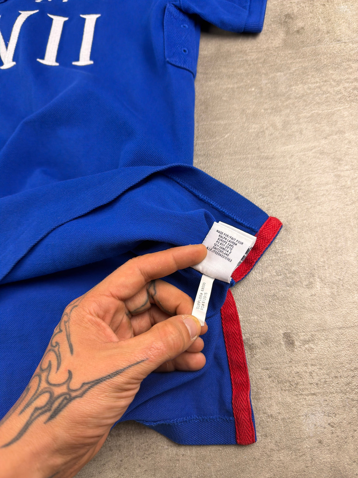 Ralph Lauren Big Pony "LXVII" Polo Shirt - Royal Blue
