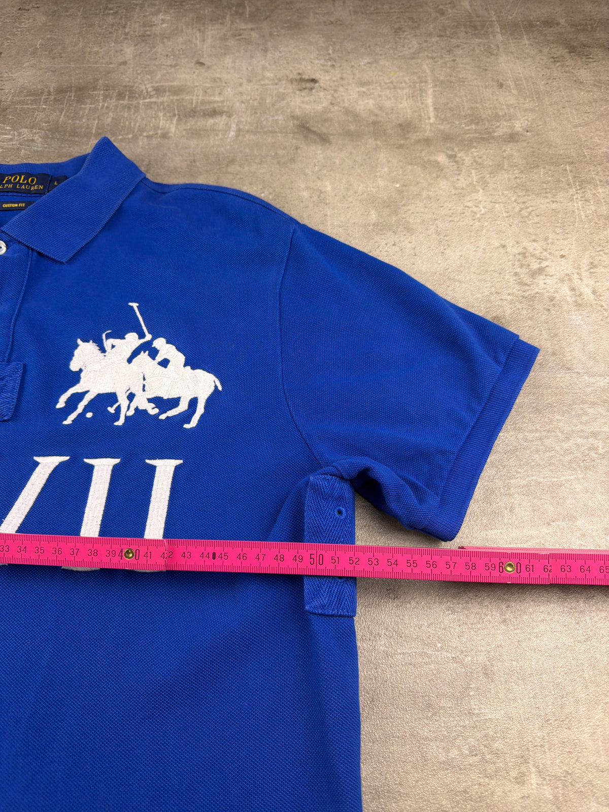Ralph Lauren Big Pony "LXVII" Polo Shirt - Royal Blue