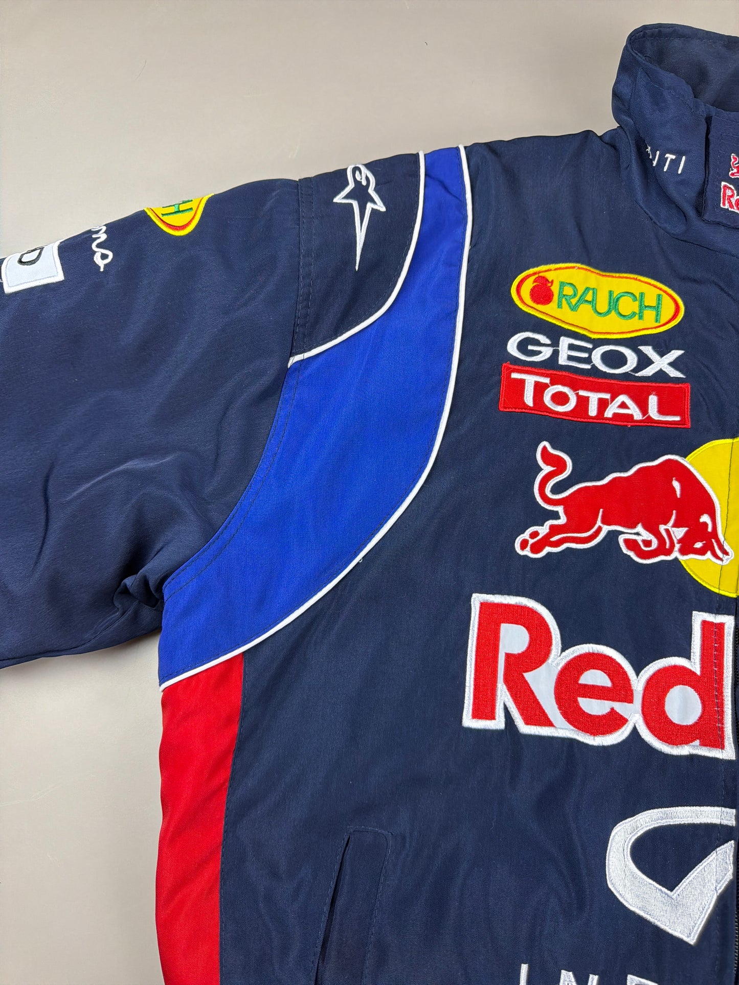 Red Bull Racing "Gives You Wings" Bomber Jacket - Dark Navy