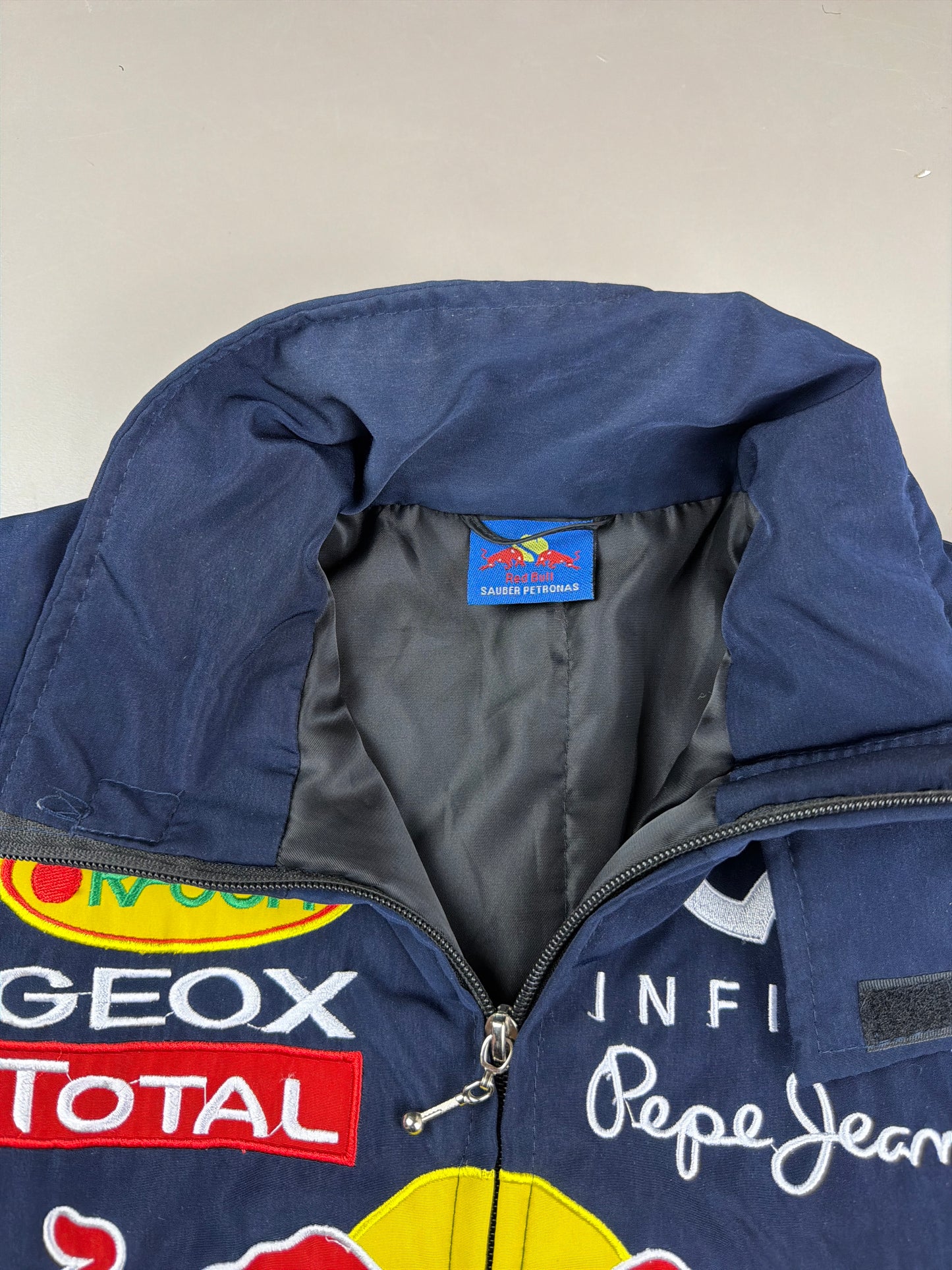 Red Bull Racing "Gives You Wings" Bomber Jacket - Dark Navy