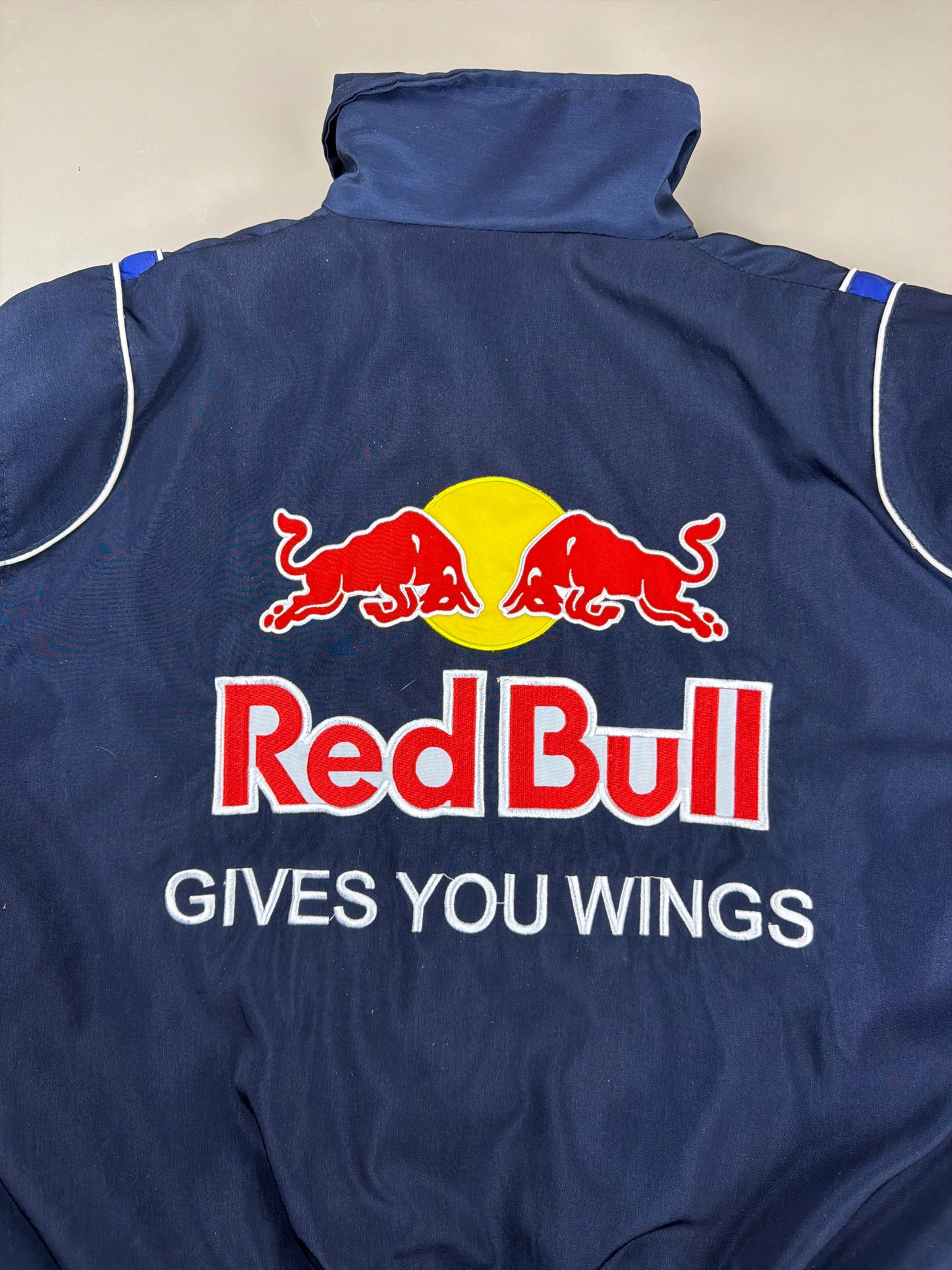 Red Bull Racing "Gives You Wings" Bomber Jacket - Dark Navy
