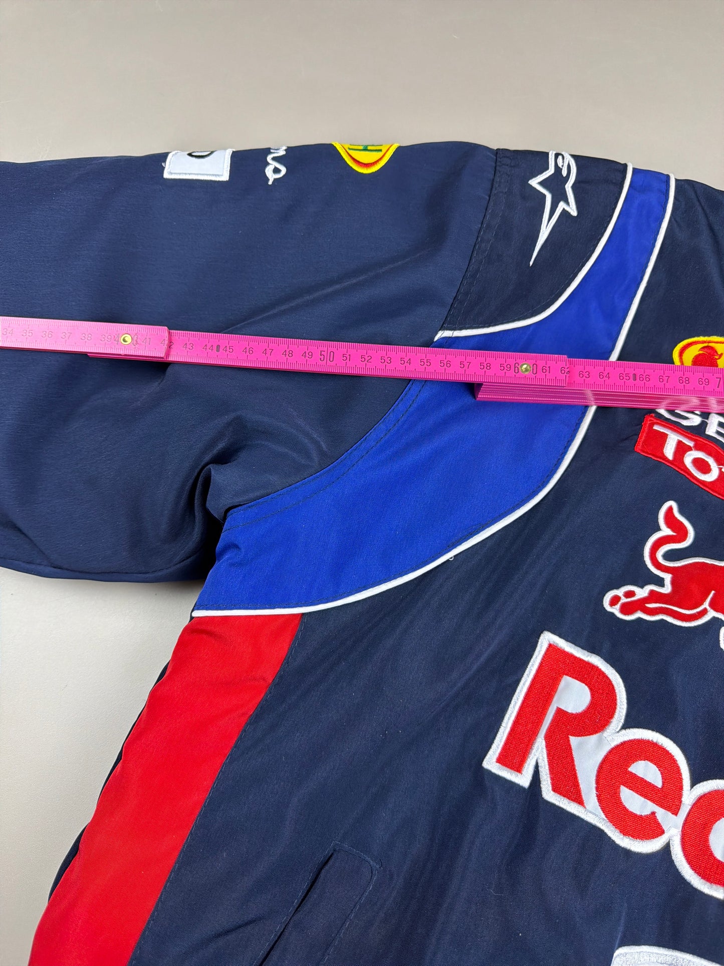 Red Bull Racing "Gives You Wings" Bomber Jacket - Dark Navy