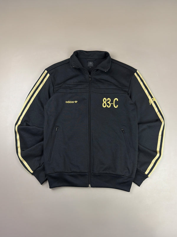Adidas Originals "83-C J. Mano" Signature Track Jacket - Black & Gold