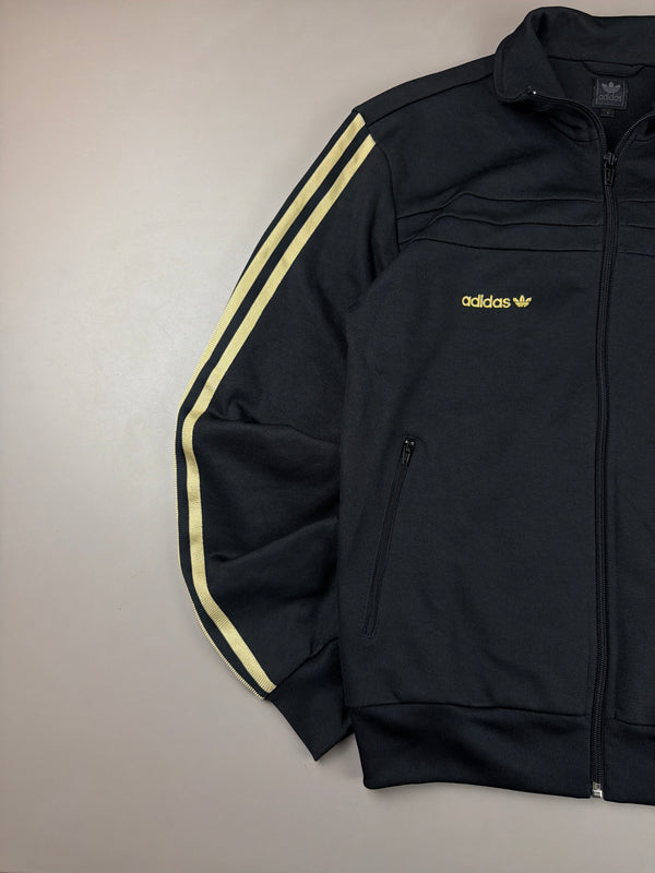 Adidas Originals "83-C J. Mano" Signature Track Jacket - Black & Gold