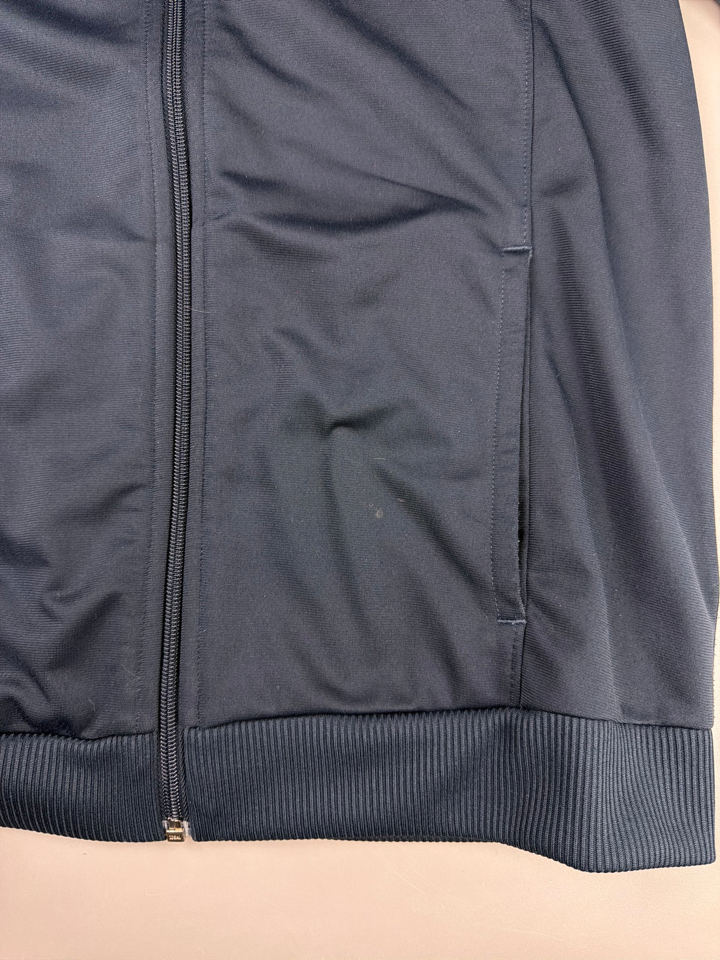 Adidas Y2K "Cybercore" Track Jacket - Charcoal Grey & Hot Pink