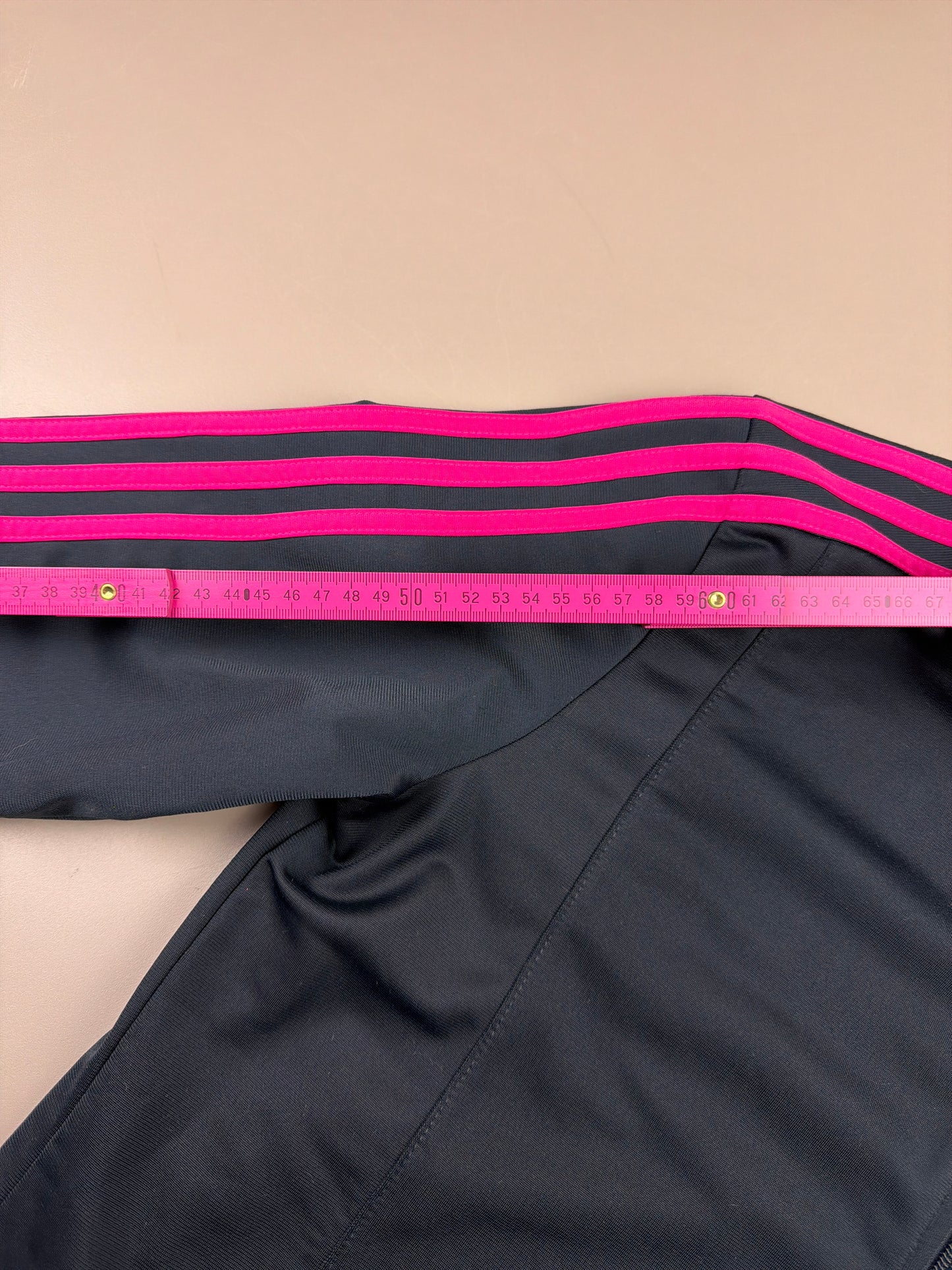 Adidas Y2K "Cybercore" Track Jacket - Charcoal Grey & Hot Pink