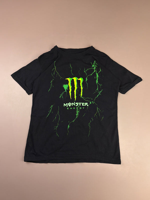 Monster Energy "Cyber Lightning" Baby Tee - Black / Neon