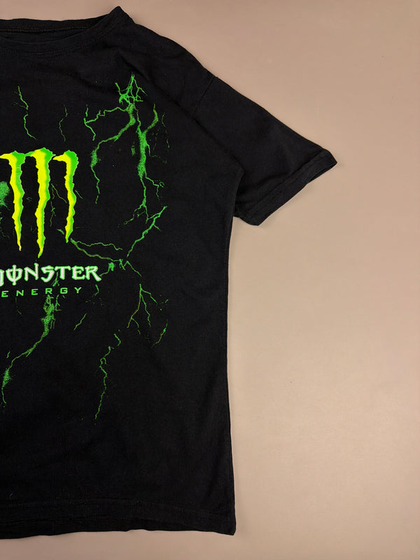 Monster Energy "Cyber Lightning" Baby Tee - Black / Neon