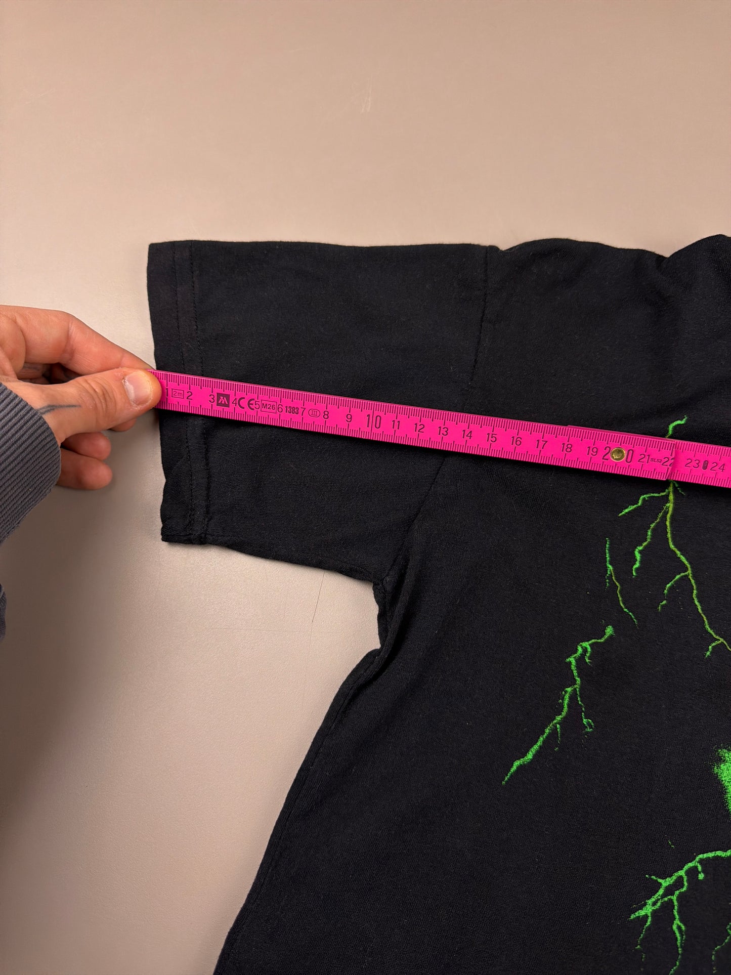 Monster Energy "Cyber Lightning" Baby Tee - Black / Neon