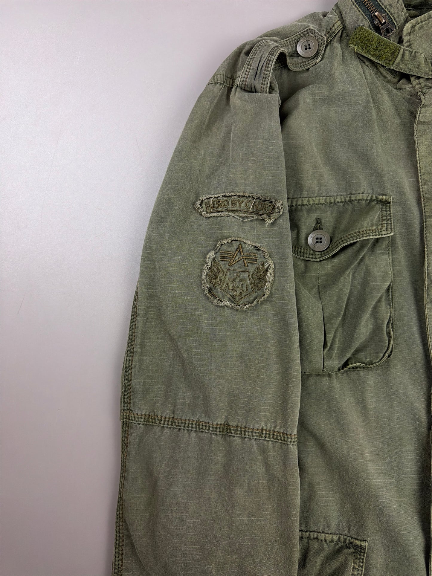 Alpha Industries "Hero by Choice" M65 Field Jacket - Faded Olive