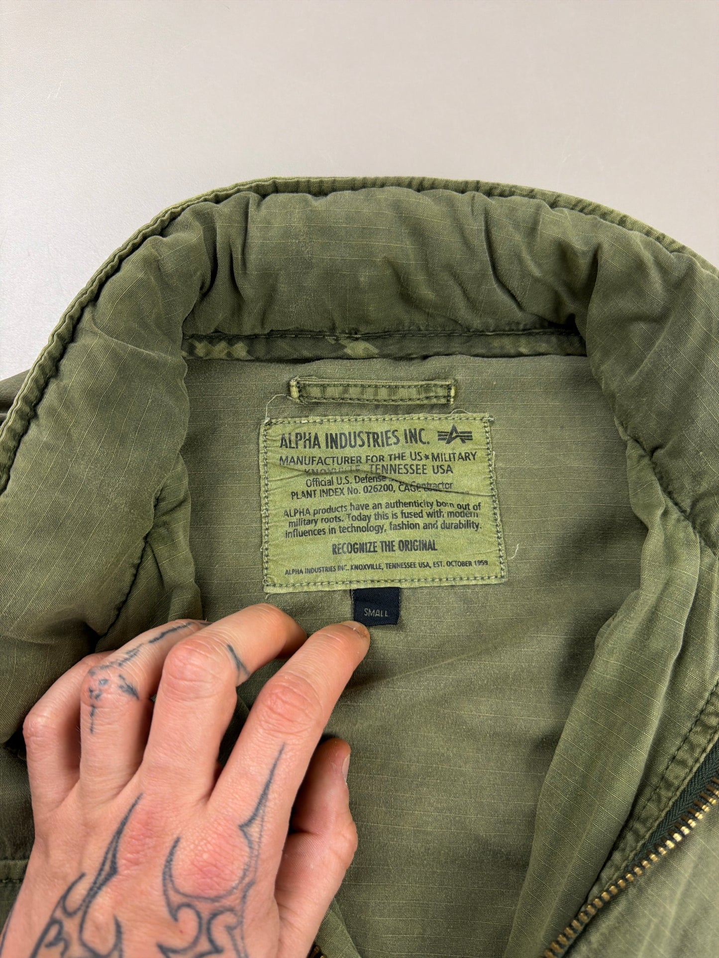 Alpha Industries "Hero by Choice" M65 Field Jacket - Faded Olive