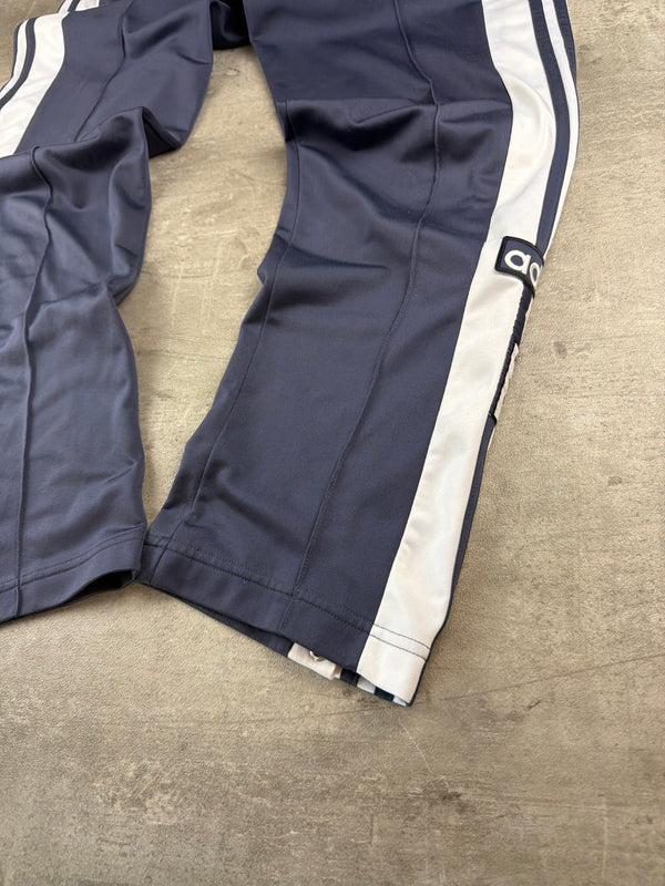 Adidas Originals Three Stripes Tearaway Trackpants – Navy Blue Y2K Vibe