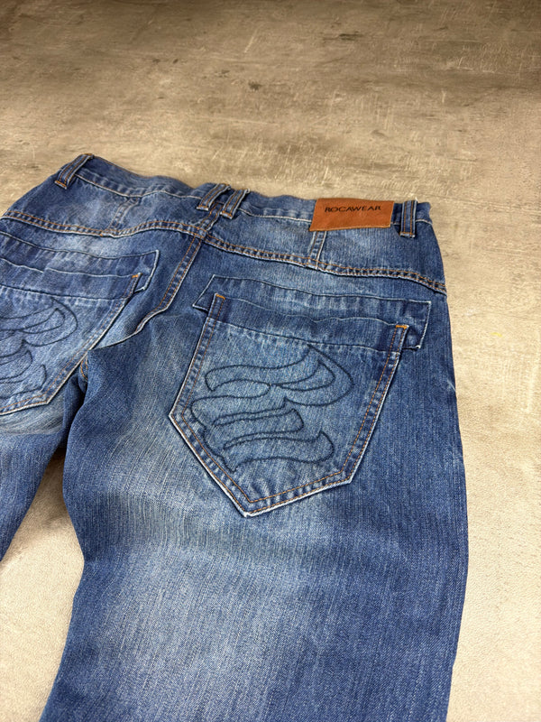 Rocawear Y2K Loose Fit Denim Jeans "Tony Fit" – Blue Wash