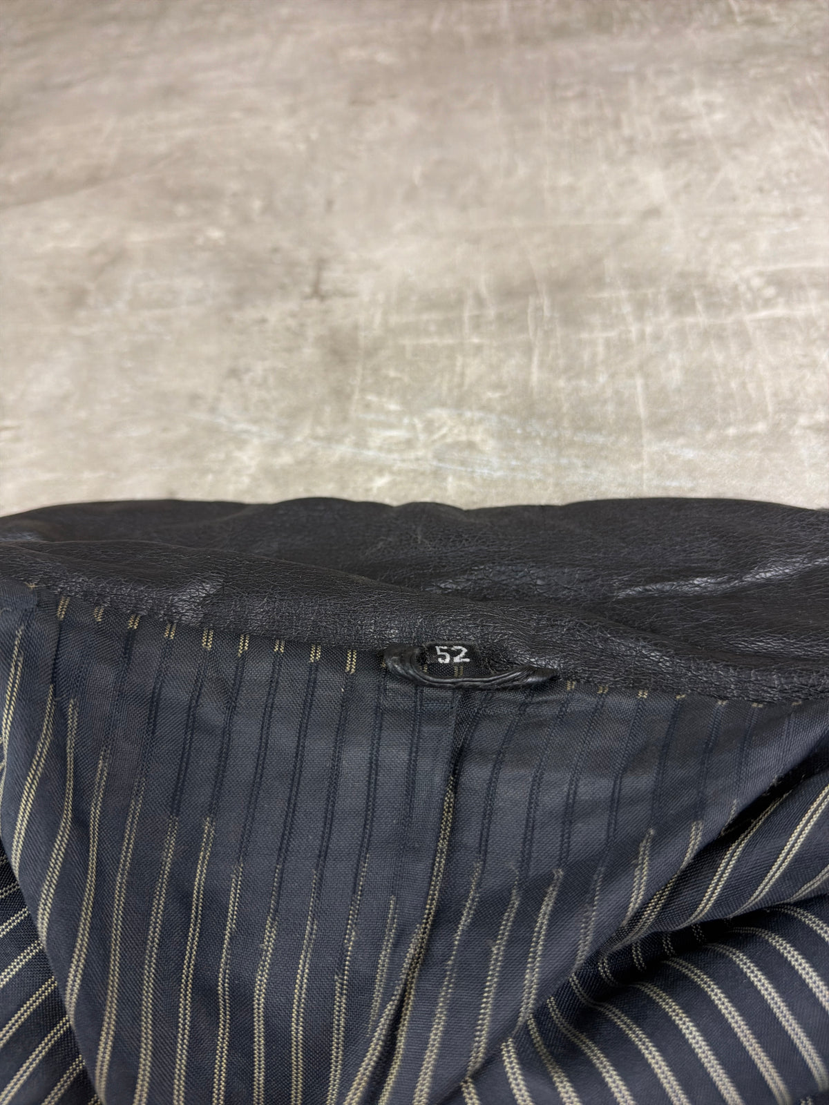 Peter Lukas Oversized Leather Bomber Jacket - Black