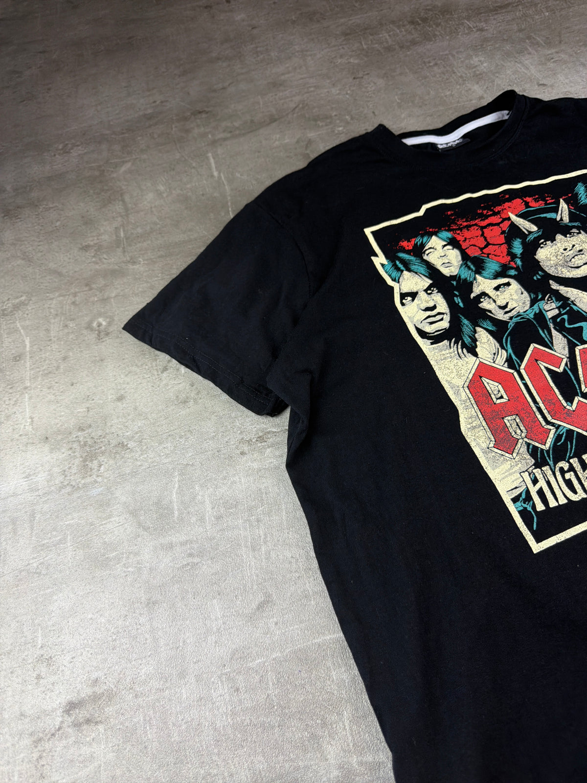 AC/DC Vintage Graphic "Highway to Hell" Band Shirt - Black