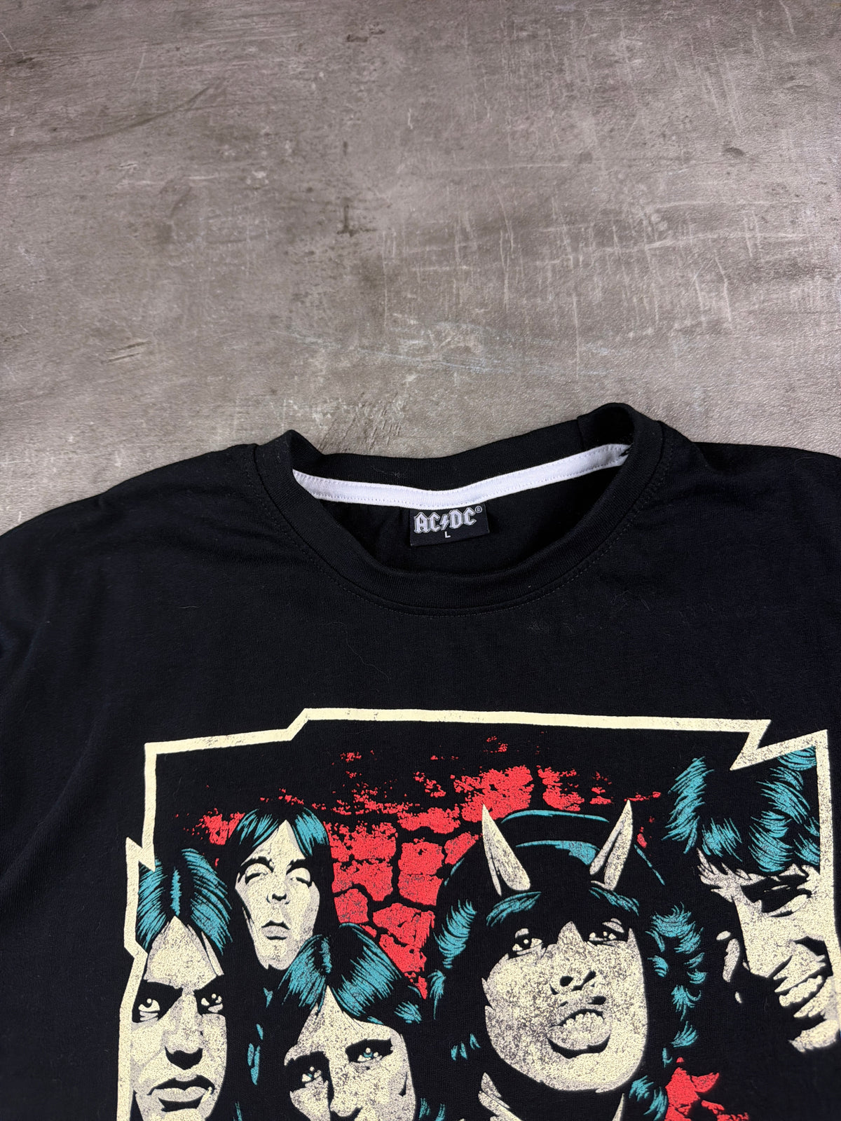 AC/DC Vintage Graphic "Highway to Hell" Band Shirt - Black