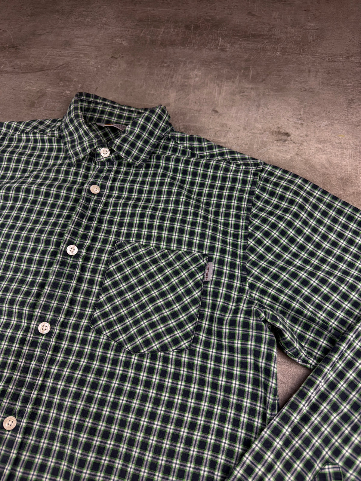 Carhartt "Rugged Outdoor" Plaid Longsleeve Shirt - Green/Black
