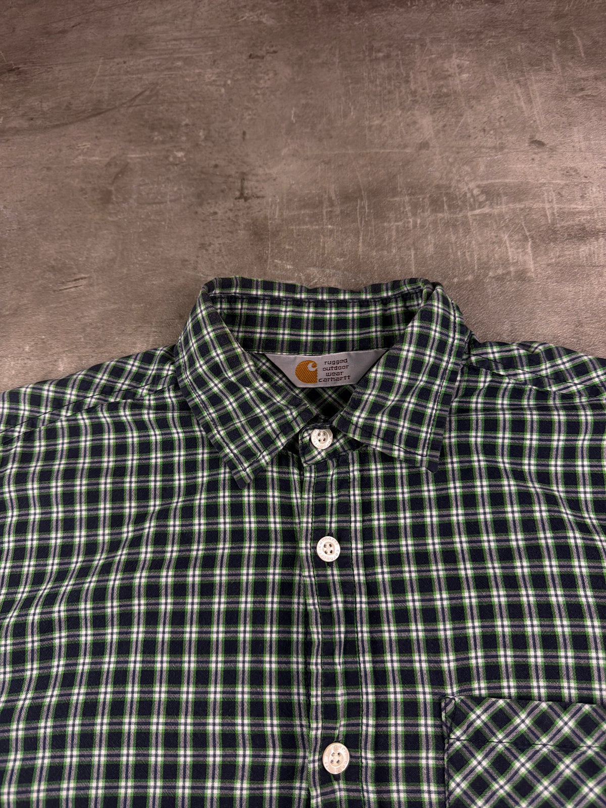 Carhartt "Rugged Outdoor" Plaid Longsleeve Shirt - Green/Black