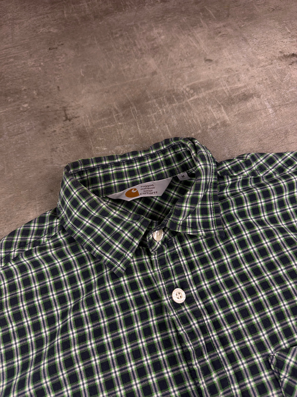 Carhartt "Rugged Outdoor" Plaid Longsleeve Shirt - Green/Black