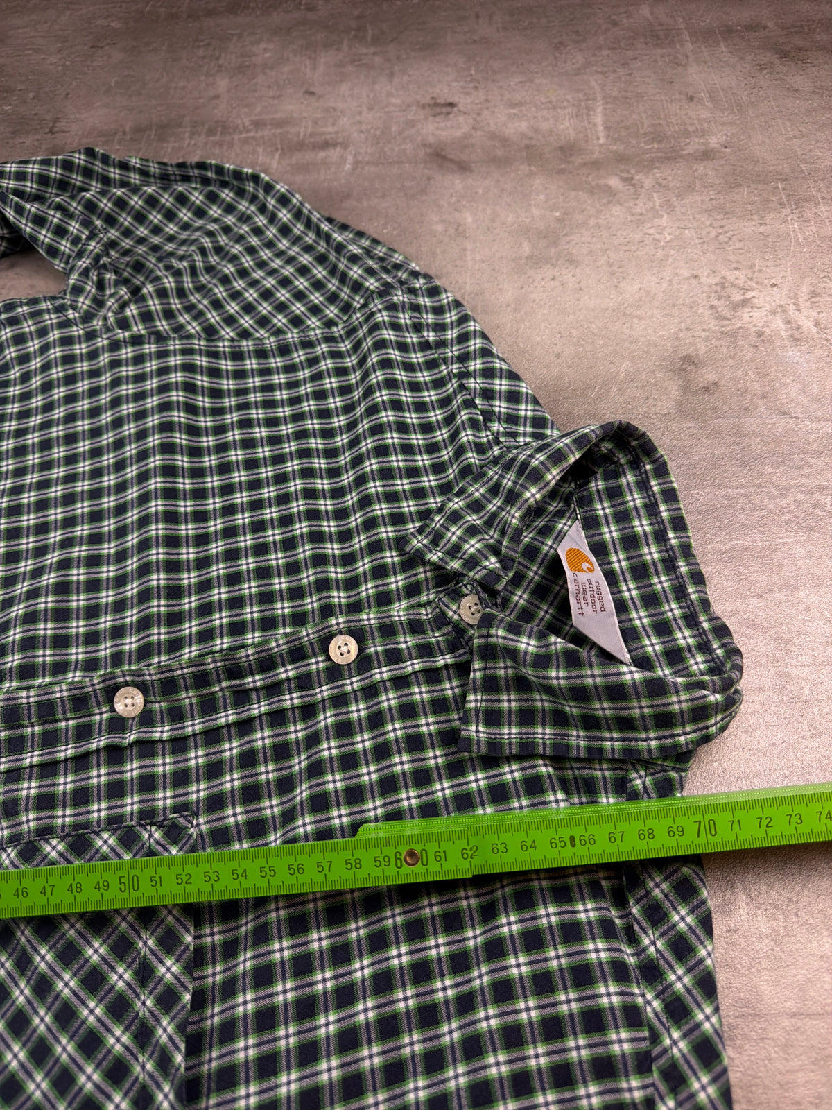 Carhartt "Rugged Outdoor" Plaid Longsleeve Shirt - Green/Black