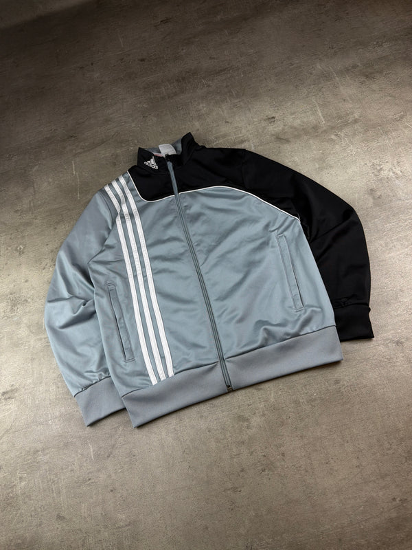 Adidas Y2K Two-Tone Three-Stripes Trackjacket - Grey / Black