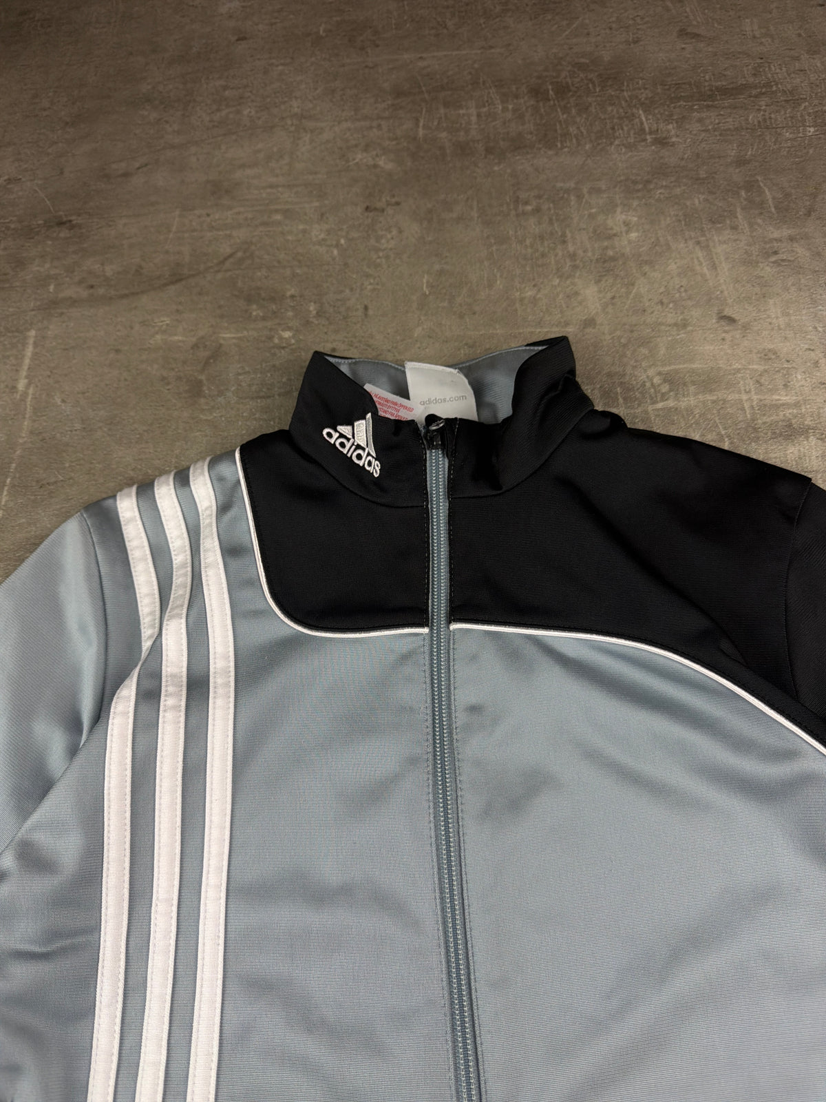 Adidas Y2K Two-Tone Three-Stripes Trackjacket - Grey / Black