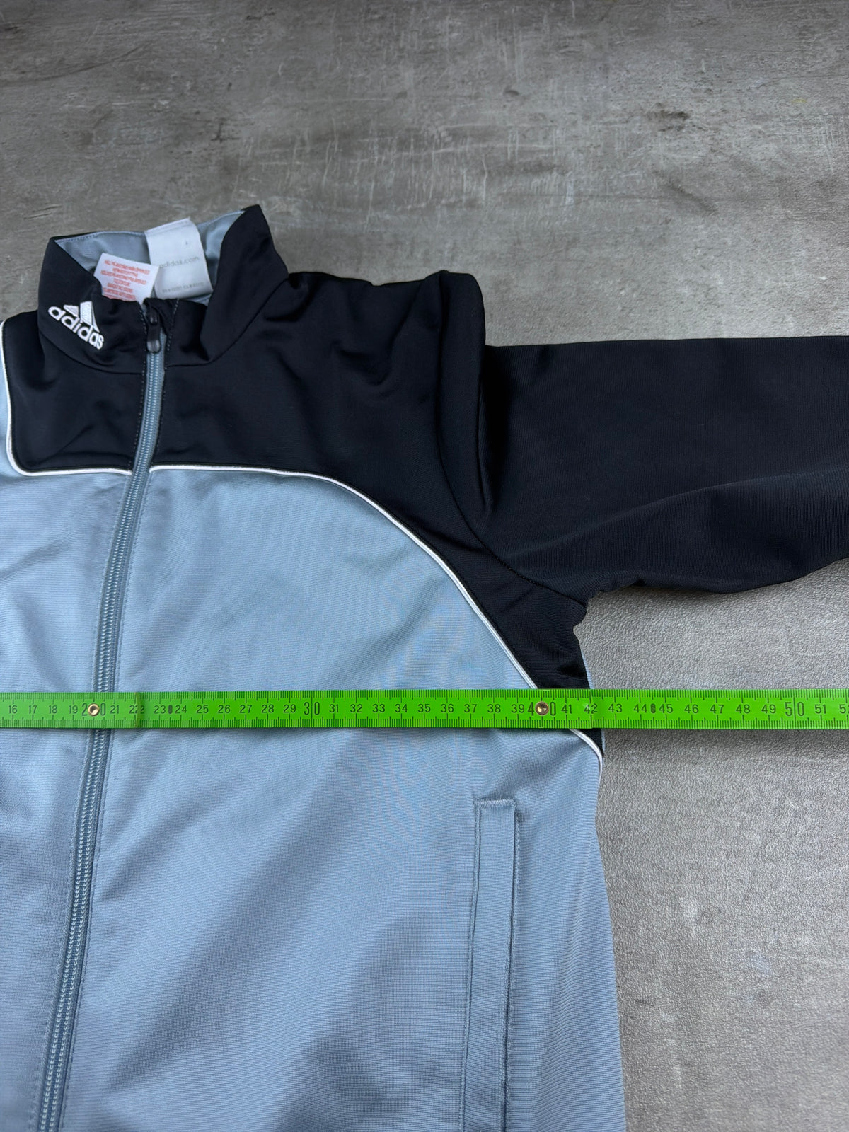 Adidas Y2K Two-Tone Three-Stripes Trackjacket - Grey / Black
