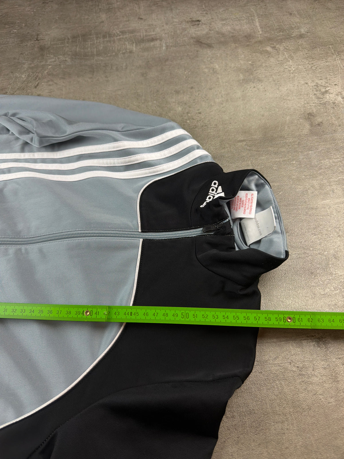 Adidas Y2K Two-Tone Three-Stripes Trackjacket - Grey / Black