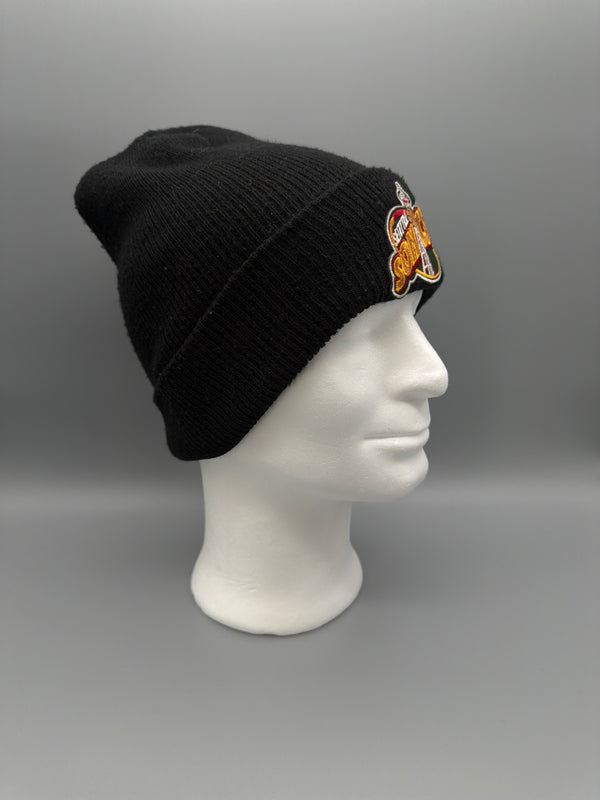 Seattle SuperSonics Vintage NBA Embroidered Logo Cuff Beanie - Black
