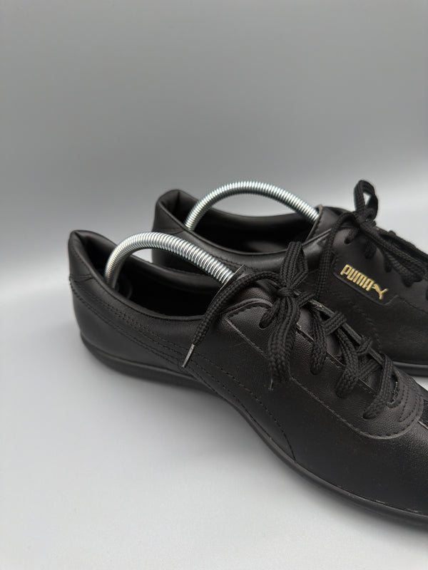 Puma City Sport Vintage Leather Low Sneaker - Black