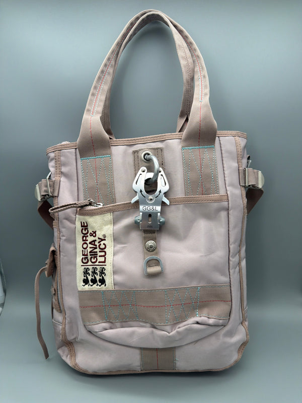 George Gina & Lucy "Little Sushi" Nylon Tote Bag - Dusty Pink / Taupe