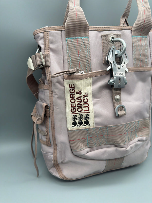 George Gina & Lucy "Little Sushi" Nylon Tote Bag - Dusty Pink / Taupe
