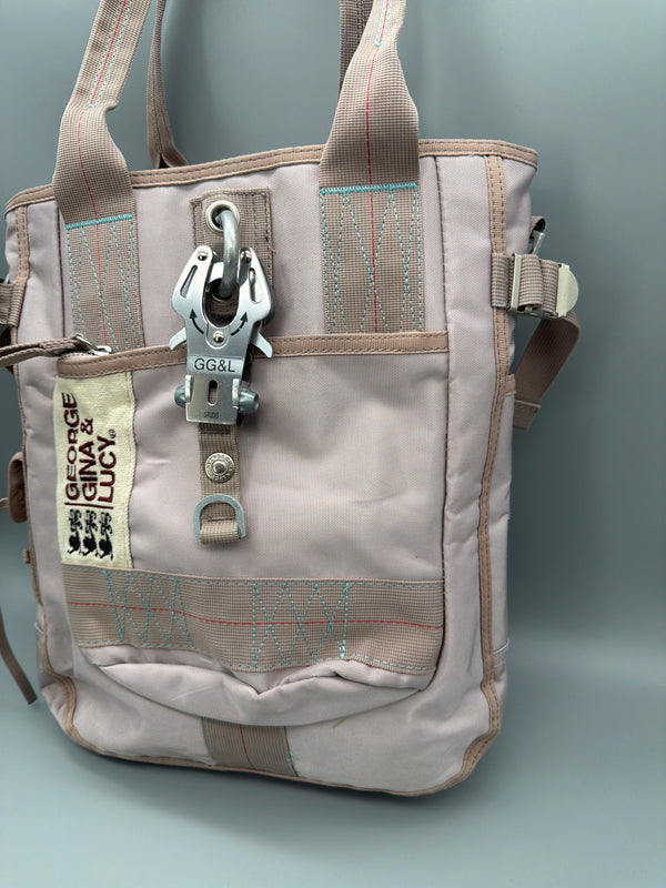 George Gina & Lucy "Little Sushi" Nylon Tote Bag - Dusty Pink / Taupe