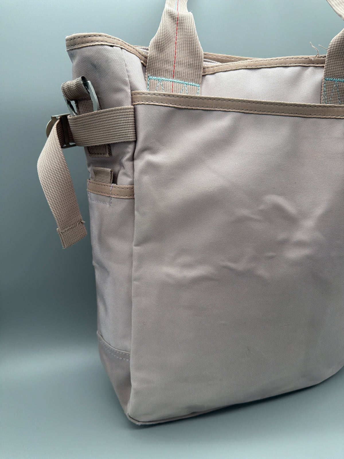 George Gina & Lucy "Little Sushi" Nylon Tote Bag - Dusty Pink / Taupe - Past Pieces