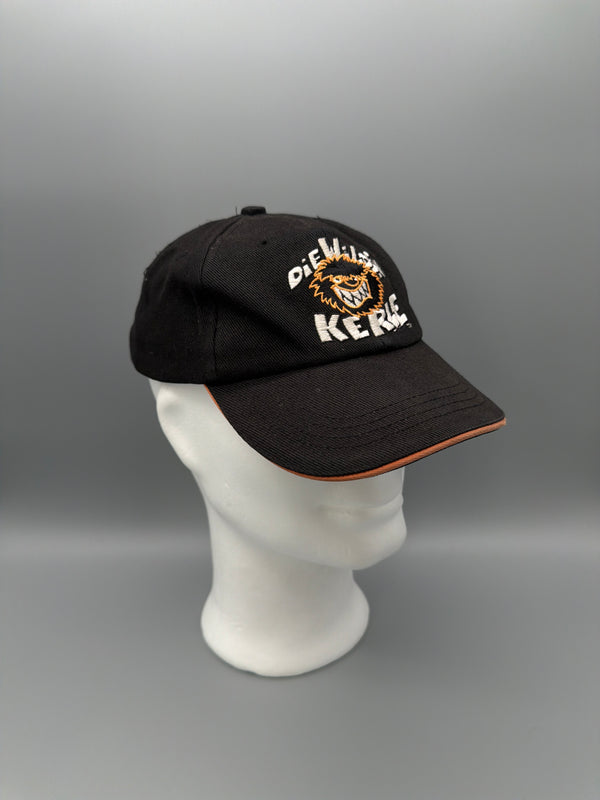 Vintage "Die Wilden Kerle" Embroidered Cap - Black / Orange