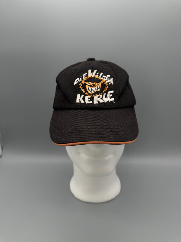 Vintage "Die Wilden Kerle" Embroidered Cap - Black / Orange